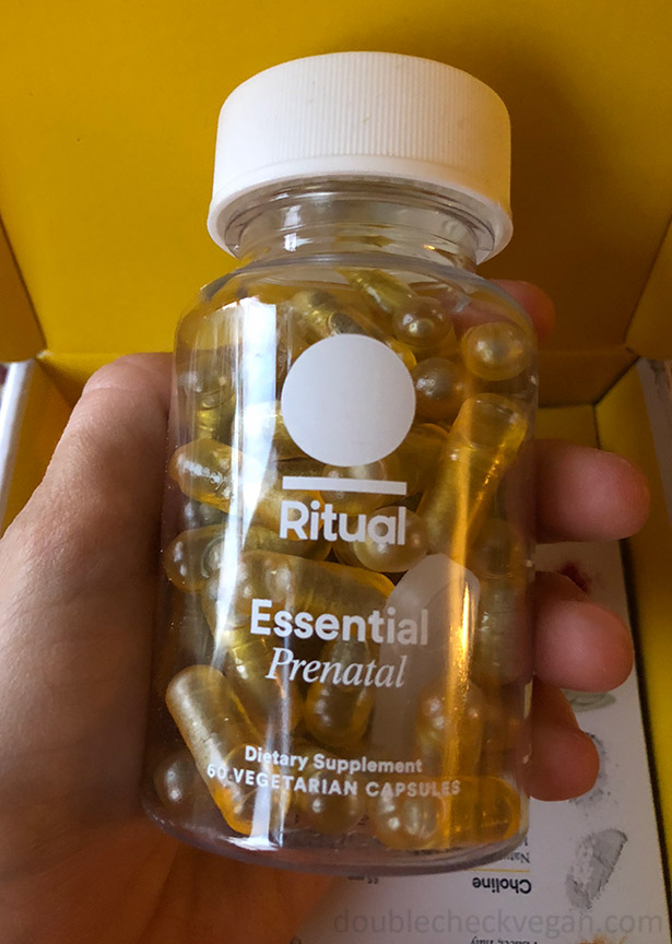Ritual Prenatal Essential vegan prenatal supplements