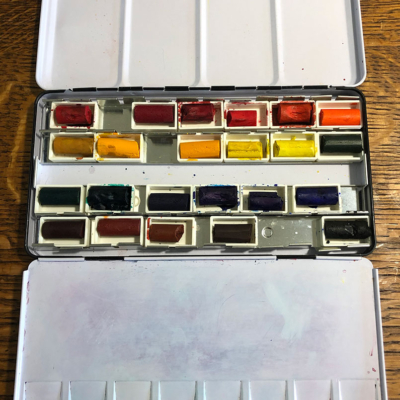 How to Make a Vegan Watercolor Pan Set with Daniel Smith Watercolor Sticks