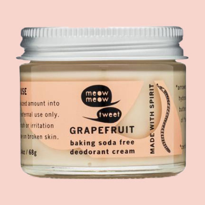 Vegan deodorant review: Meow Meow Tweet deodorant cream