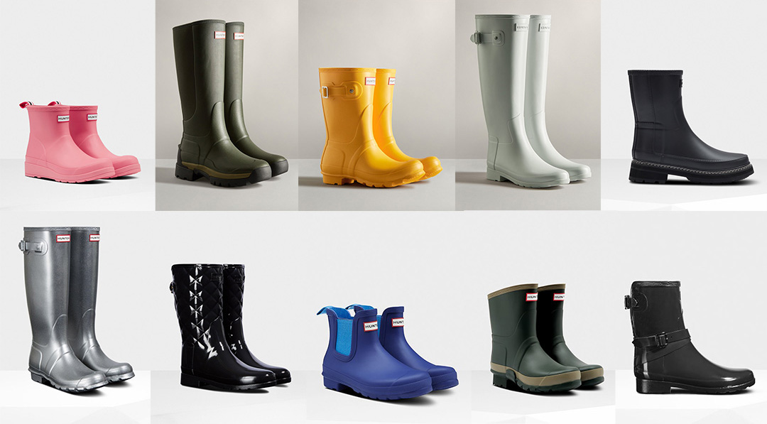 Hunter vegan rain boots